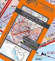 VFR mapa Chorvátsko + BIH 2022