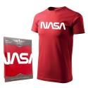 Tričko logo NASA RED
