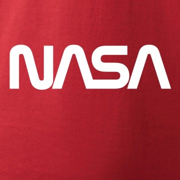 Tričko logo NASA RED