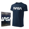 Tričko logo NASA BLUE