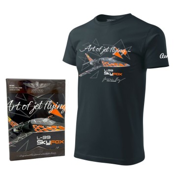 Tričko s ľahkým bojovým lietadlom L-39 SKYFOX
