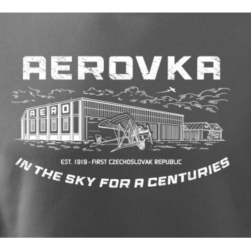 Tepláková bunda s hangárom AEROVKA