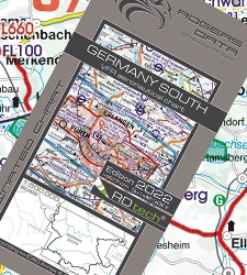 VFR mapa Nemecko - juh 2022