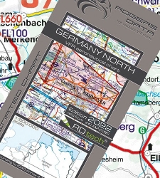VFR mapa Nemecko - sever 2022