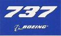Nálepka Boeing 737