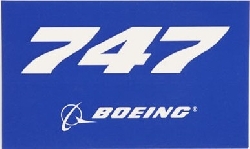 Nálepka Boeing 747