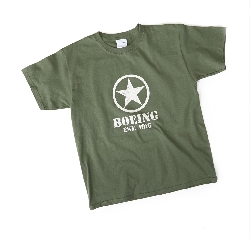 Tričko Boeing Stencil Star military