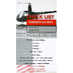 Pooleys Robinson R22 BETA checklist