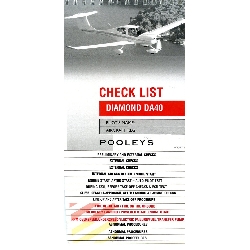 Pooleys Diamond DA40 checklist