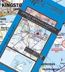 Letecká mapa Anglicko sever VFR - ICAO 500k 2024