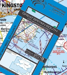 Anglicko juh VFR Letecká mapa - ICAO 500k 2019