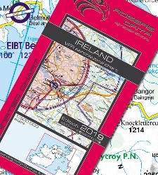 Írsko VFR Letecká mapa - ICAO 500k 2024