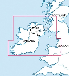 Írsko VFR Letecká mapa - ICAO 500k 2019-0