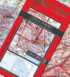 Taliansko západ VFR Letecká mapa - ICAO 500k 2024