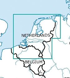 Holandsko VFR Letecká mapa - ICAO 500k 2022-0