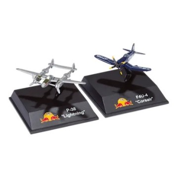 Model 1:200 P38 and 1:190 F-4U The Flying Bull